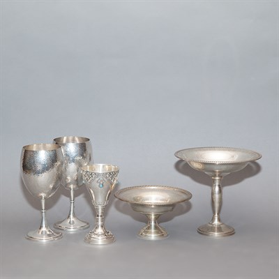 Lot 273 - Group of Silver Hollowware Articles Comprising...