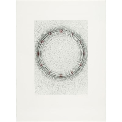 Lot 198 - Ed Ruscha (b. 1937) RELOJ DE ARENA (ENGBERG...