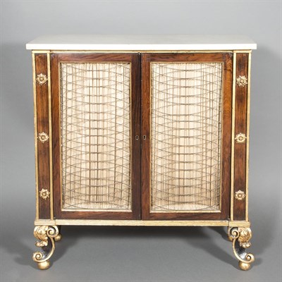 Lot 556 - English Style Parcel Gilt Rosewood Side...