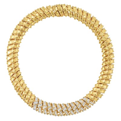 Lot 302 - Gold and Diamond Necklace, Valentin Magro