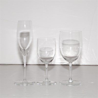 Lot 421 - Set of Bacarrat Colorless Glass Stemware; And...