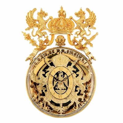 Lot 47 - Gold Lapel-Watch, Paul Flato