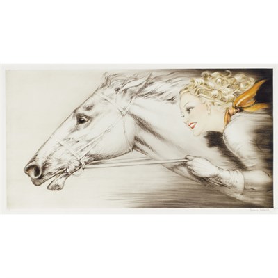 Lot 90 - Louis Icart (1888-1950) THOROUGHBREDS...