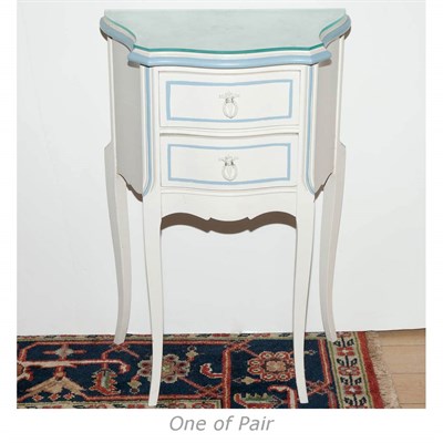 Lot 237A - Pair of Provincial Style Blue and White...