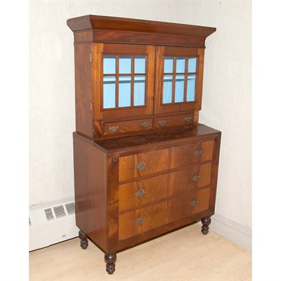 Lot 386A - American Mahogany Secretary 19th Century...
