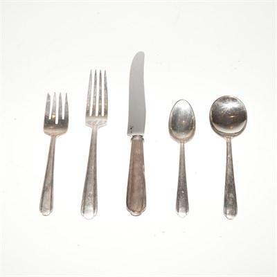 Lot 401 - Alvin Silver Plated Partial Flatware Service...