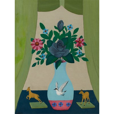 Lot 39 - Lawrence Lebduska American, 1894-1966 Still...