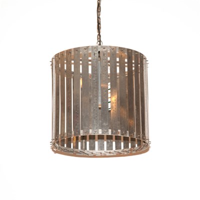 Lot 552 - Industrial Style Metal Lantern Height 12 1/2...
