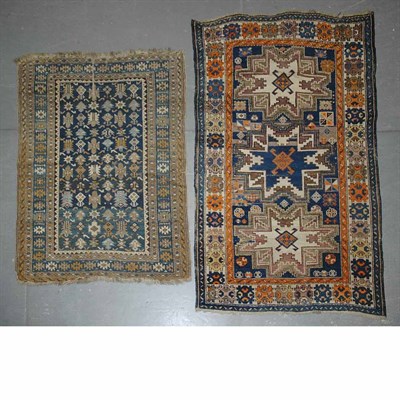Lot 666 - Two Caucasian Rugs Comprising a Shirvan rug...
