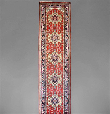 Lot 570 - Indo-Heriz Runner India, contemporary The...