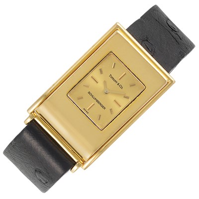 Lot 15 - Lady's Gold Wristwatch, Tiffany & Co., Schlumberger