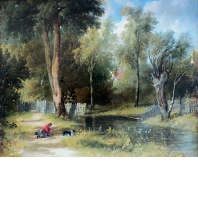 Lot 86 - Attributed to Peter La Cave Baiting the Hook...