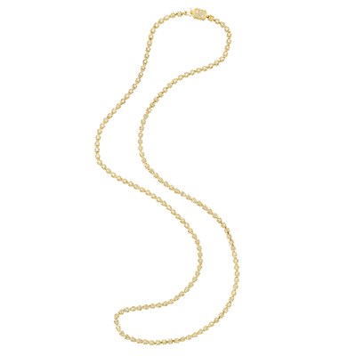 Lot 209 - Gold and Diamond Chain Necklace