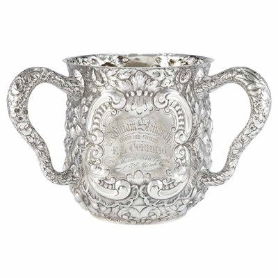 Lot 207 - Gorham Sterling Silver Loving Cup Presented to...