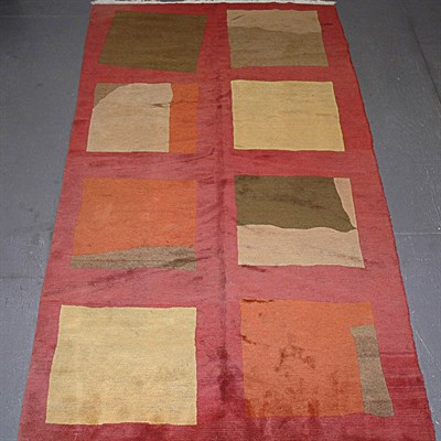 Lot 684 - Tibetan Carpet Nepal, contemporary Two columns...