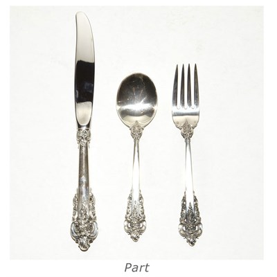 Lot 492 - Wallace Sterling Silver Flatware Service In...