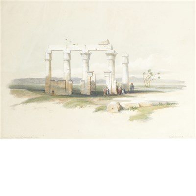 Lot 128 - After David Roberts [EGYPT AND NUBIA] Six hand-...