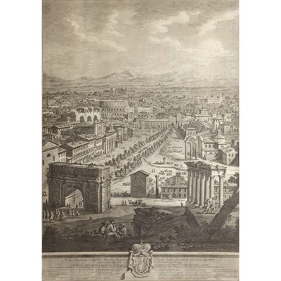 Lot 120 - Giuseppe Vasi GRANDE VUE DE ROME Reproduction....