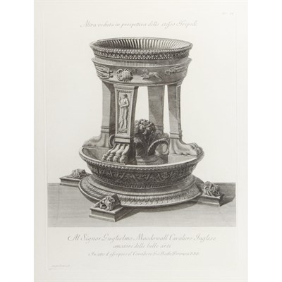 Lot 122 - Giovanni B. Piranesi [TRIPOD AND VASE STUDIES]...