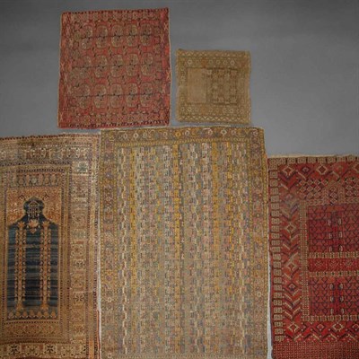 Lot 576 - Miscellaneous Group of Five Rugs Comprising a...