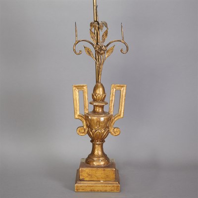 Lot 410 - Pair of Neoclassical Style Gilt-Metal and Wood...