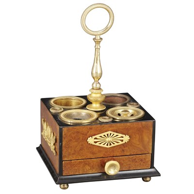 Lot 381 - French Gilt-Bronze Mounted Part Ebonized...