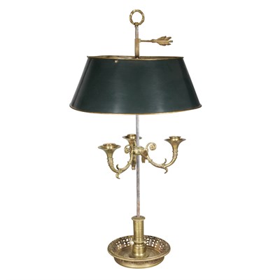 Lot 310 - Louis XVI Style Gilt-Bronze Three-Light...