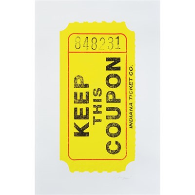 Lot 318 - ASVP American, 21st Century Keep This Coupon,...