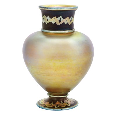 Lot 516 - Tiffany Favrile Glass Tel el Amarna Vase Circa...