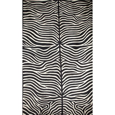 Lot 663 - Zebra Pattern Rug Approximately 6 feet 8...