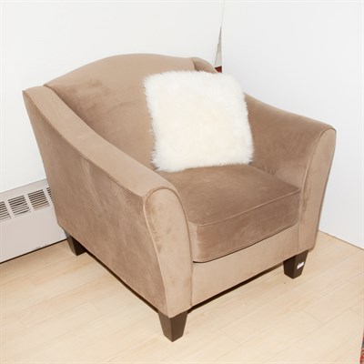 Lot 162 - Upholstered Club Chair; And a Pillow