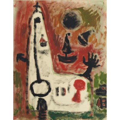 Lot 9 - Eugene Brands Dutch, 1913-2002 Untitled, 1951...