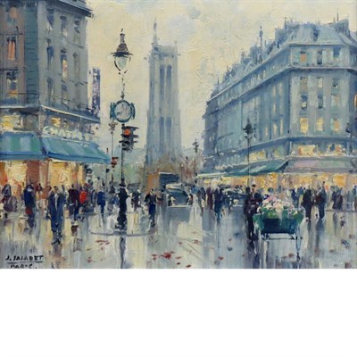 Lot 96 - Jean Salabet French, 20th Century Rue de...