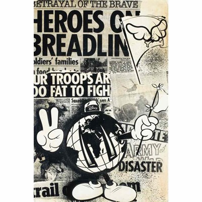 Lot 384 - D*Face British, 21st Century World Peace, 2009...