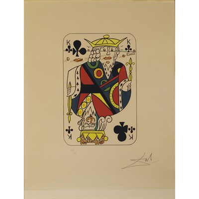 Lot 59 - Salvador Dali PLAYING CARDS (F. 72-4) Color...
