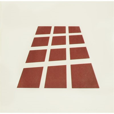 Lot 353 - Ronald Davis American, b. 1937 (i) Trapezoid B,...