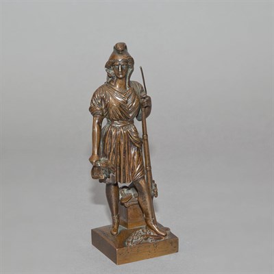 Lot 372 - French Bronze Allegorical Figure of Liberty...