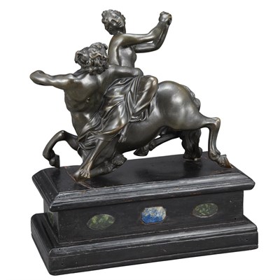 Lot 130 - Bronze Figural Group of Nessus and Deianeira...
