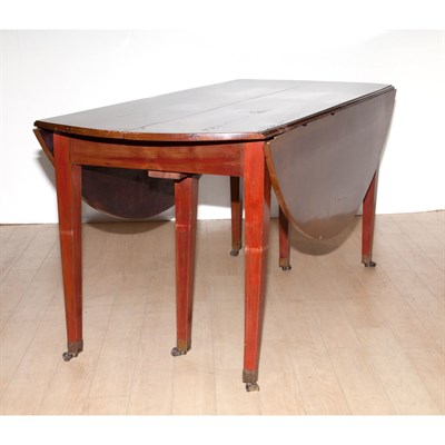 Lot 438 - Directoire Style Cherry Dining Table The top...