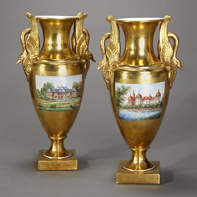 Lot 447 - Pair of Continental Neoclassical Style Gilt...