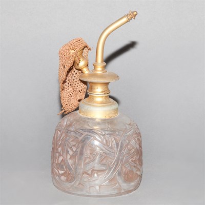 Lot 429 - R. Lalique Gilt-Metal Mounted Molded Glass No....