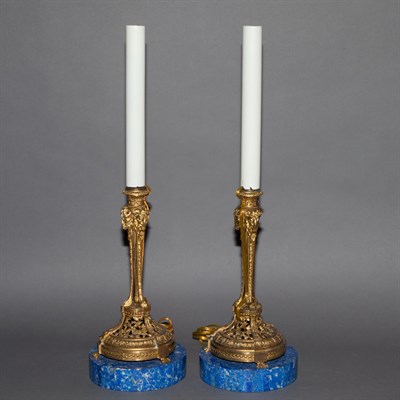 Lot 152 - Pair of Louis XVI Style Gilt-Bronze...