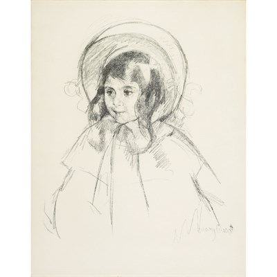 Lot 35 - Mary Cassatt SARAH WEARING HER BONNET AND COAT...