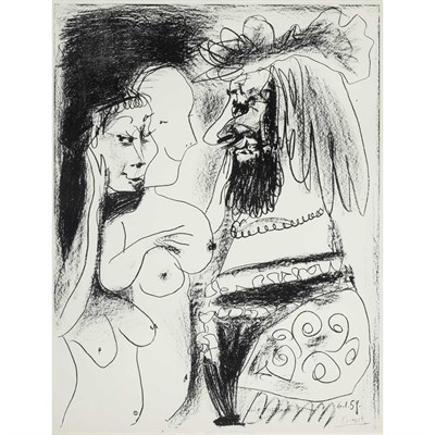Lot 143 - Pablo Picasso LE VIEUX ROI (B. 869) Lithograph,...