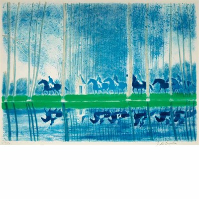 Lot 24 - Andre Brasilier (b. 1929) LES CAVALIERS...