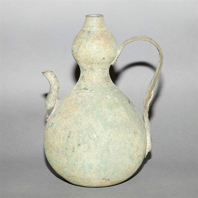 Lot 372 - Korean Bronze Wine Ewer Koryo Dynasty, 13th...