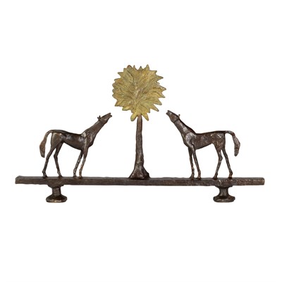 Lot 345 - Diego Giacometti Swiss, 1902-1985 Deux Chevaux...