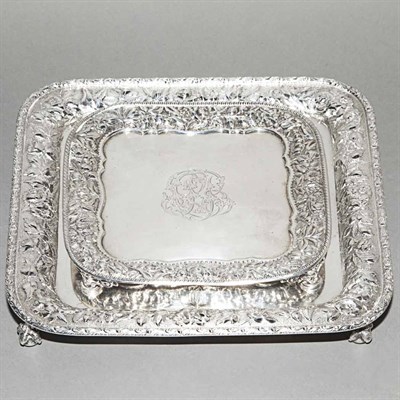 Lot 247 - Two American Sterling Silver Salvers...
