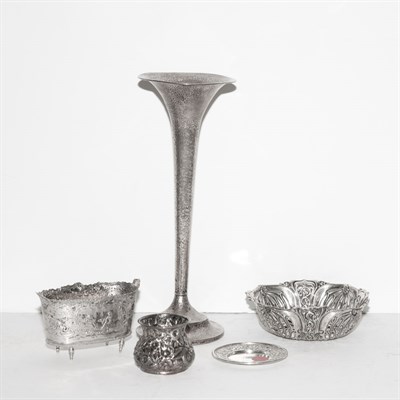 Lot 505 - Group of Silver Table Articles Total...