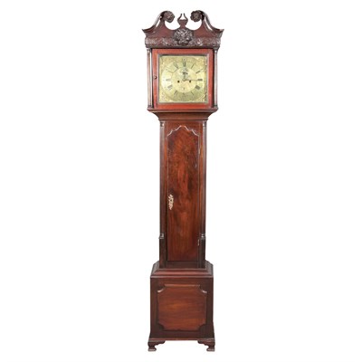 Lot 484 - Irish George III Mahogany Tall Case Clock Late...